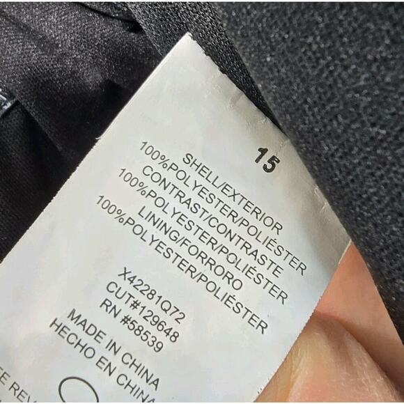 Vintage Gown Womens Large Blue Y2K Floral Satin Strapless Prom Hi Low Goth Punk - Picture 14 of 16